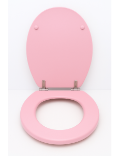 Abattant WC Selles Royan (entraxe 15,5-16 cm.) Rose WOODLINE 2