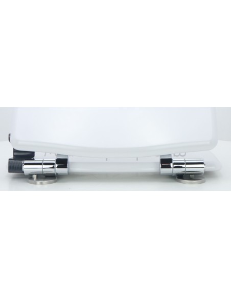 Abattant WC Selles Antibes Frein de Chute Fait Sur Mesure Blanc