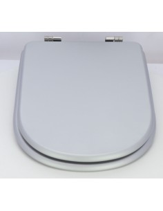 Abattant WC Pour Toilette Selles Yoko Argent