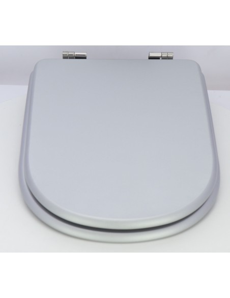 Abattant WC Pour Toilette Selles Yoko Argent