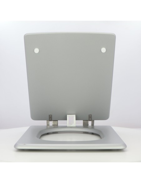 Abattant WC Pour Toilette Selles Shanga Argent