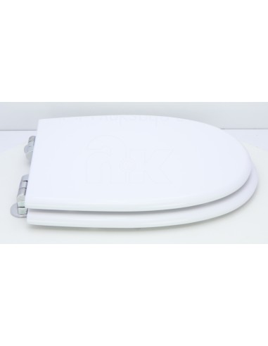 Abattant WC Pour Toilette Selles Gilia Suspendu Frein De Chute Fait Sur Mesure Blanc
