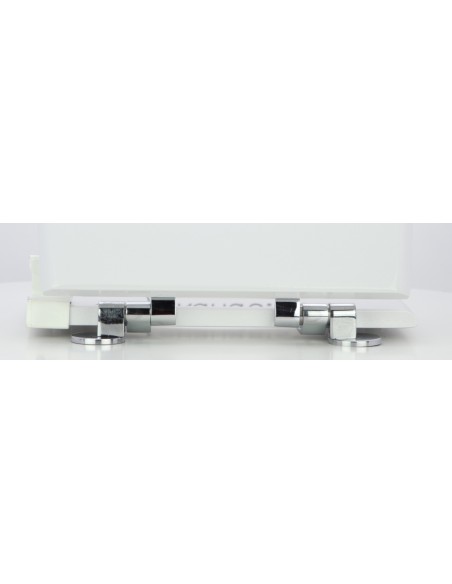 Abattant WC Pour Toilette Selles Gilia Suspendu Frein De Chute Fait Sur Mesure Blanc
