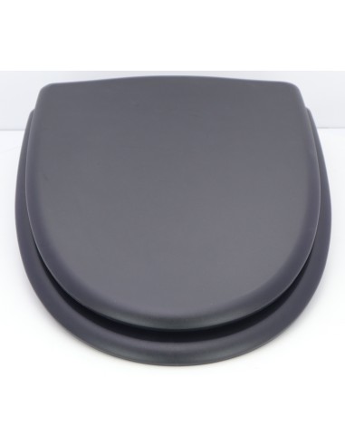 Abattant WC Pour Toilette Selles Antibes Frein De Chute Fait Sur Mesure NOIR