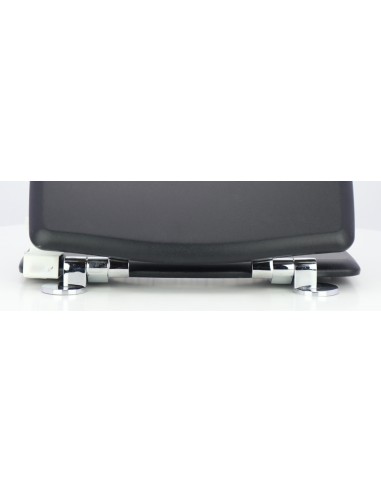 Abattant WC Pour Toilette Selles Antibes Frein De Chute Fait Sur Mesure NOIR