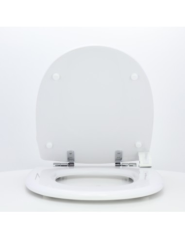 Abattant WC Selles Antibes Frein de Chute Fait Sur Mesure Blanc