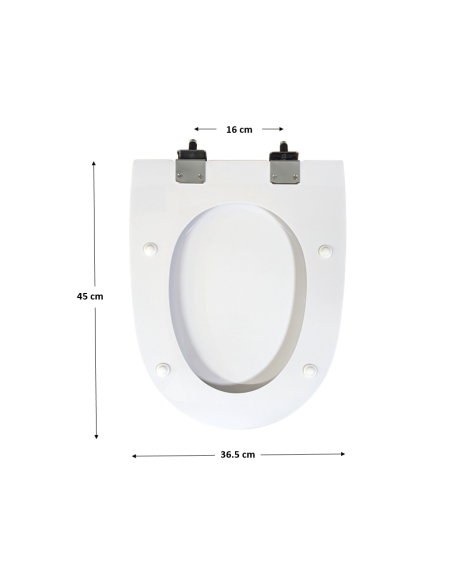 Abattant WC Pour Toilette Selles Versailles Blanc
