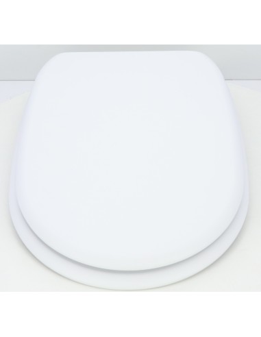 Abattant WC Pour Toilette Selles Joan Suspendue Frein de Chute BLANC MAT