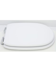 Abattant WC Pour Toilette Selles Joan Suspendue Frein de Chute BLANC MAT 2