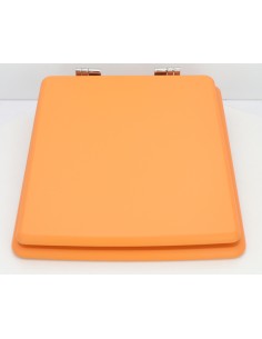 Abattant WC Selles Shanga Orange Fait Sur Mesure
