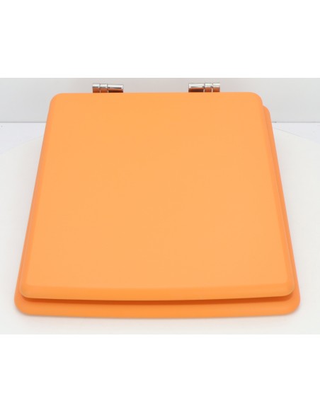 Abattant WC Selles Shanga Orange Fait Sur Mesure