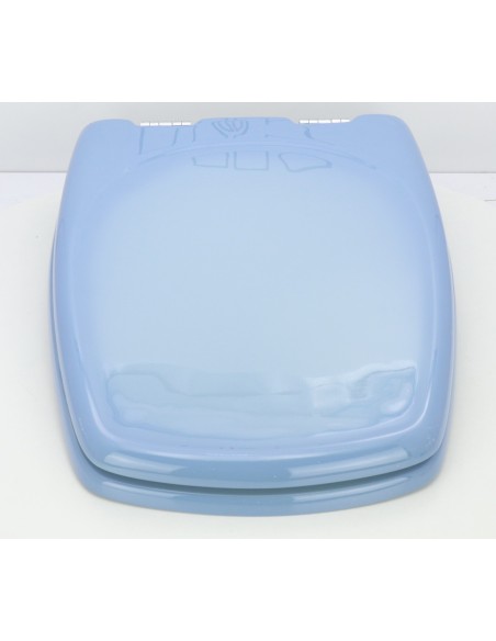 Abattant WC Pour Toilette Selles Cheverny Bleu Myosotis Jaspé