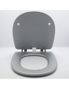 Abattant WC Pour Toilette Selles Marly ARGENT 2