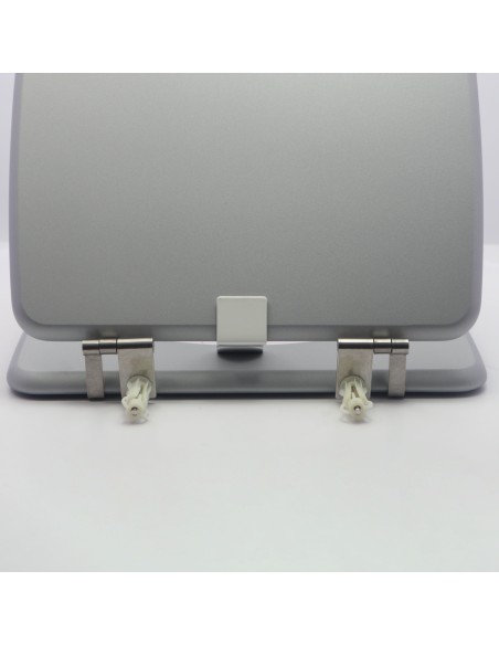 Abattant WC Pour Toilette Selles Marly ARGENT